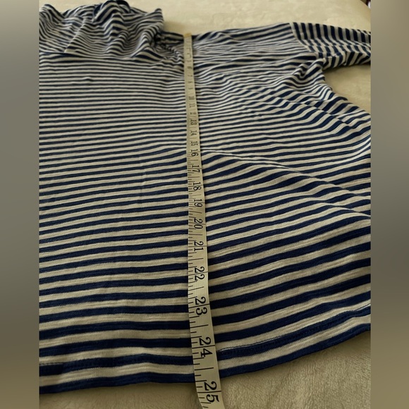 Anne Klein blue and white striped tunic sweatshirt size XXL Plus size - Picture 9 of 9